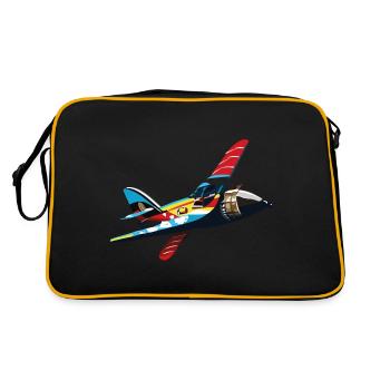 3Aile - Sac Retro - noir/or - Dos