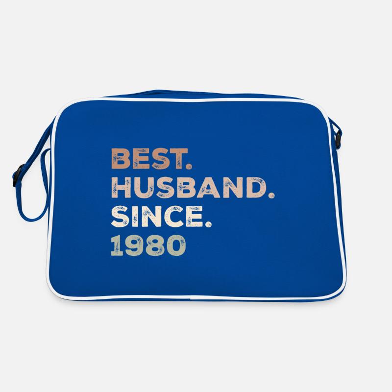 Bester Ehemann seit 1980 Jubiläumsgeschenk Retro Tasche