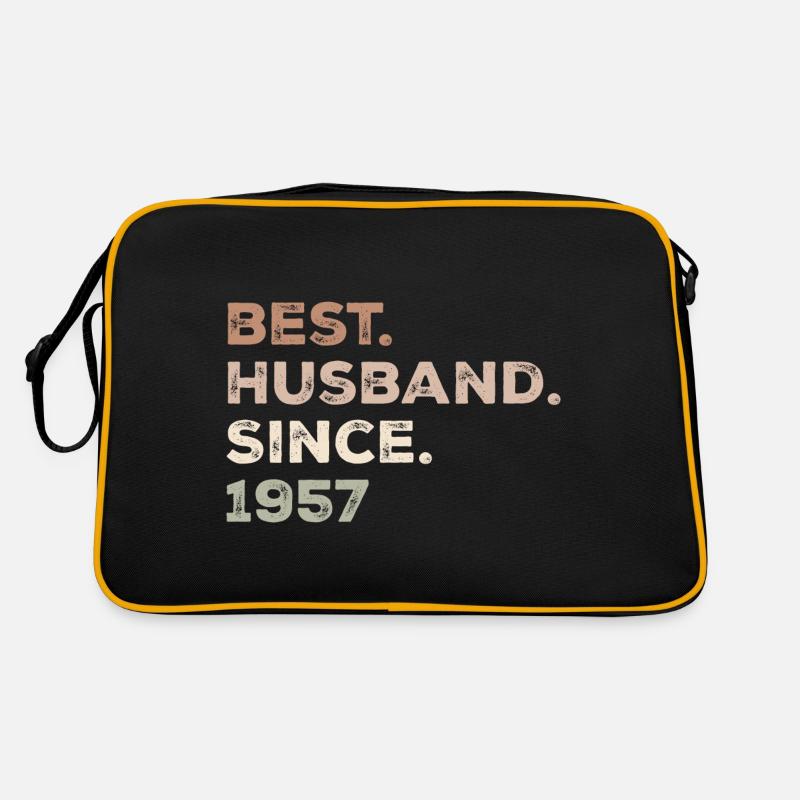 Best Husband Since 1957 Anniversary Gift Retro Bag