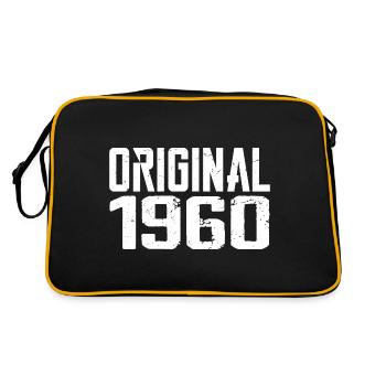 1960 Vintage Cadeau Anniversaire Rétro Cadeau 1960 - Sac Retro - noir/or - Dos