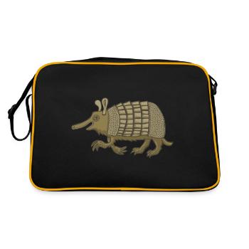 Tatou - Sac Retro - noir/or - Dos