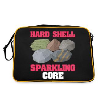 Rock Research and Quartz Rock Design - Retro Bag - black/gold - Back