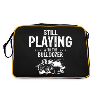 House Demolition and Renovation Design - Retro Bag - black/gold - Back