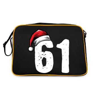 61 Numéro Noël - Sac Retro - noir/or - Dos