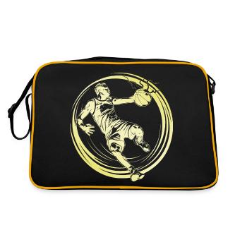 Basketball Player Basketball Player Man - Retro Bag - black/gold - Back