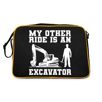 Gold Mining Gold Mine - Retro Bag - black/gold - Back