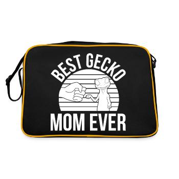 Gecko Mama - Sac Retro - noir/or - Dos
