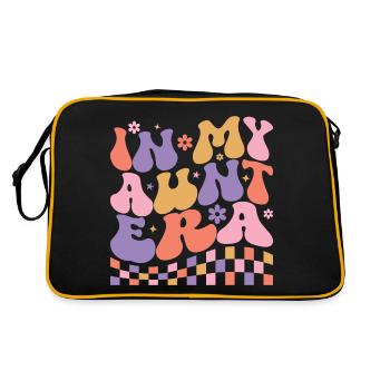 In My Aunt Era Baby Announcement for Aunt Mother's - Sac Retro - noir/or - Dos