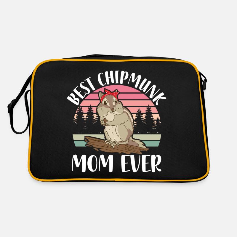 Chipmunk Pet | Chipmunk Gift Ideas Retro Bag