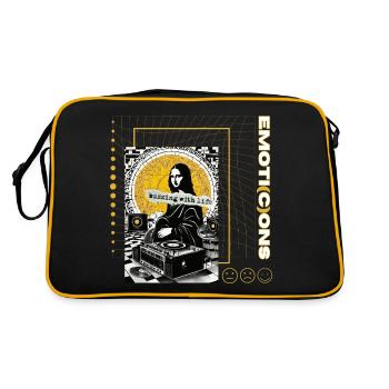 Emoti c ons Express Yourself in Every Emotion - Retro Bag - black/gold - Back