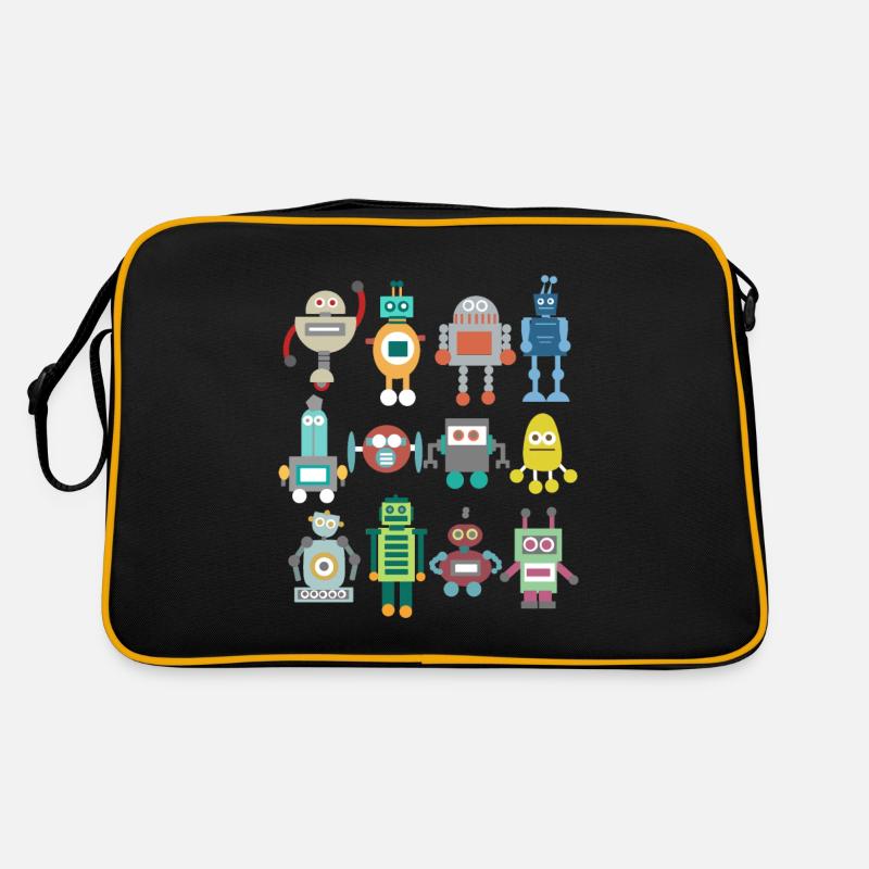 Roboter Retro Retro Tasche