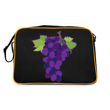 Raisin - Sac Retro - noir/or - Dos