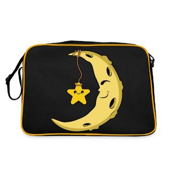 Moon - Retro Bag - black/gold - Back