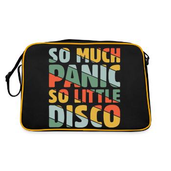 So much Panic so little Disco - Retro Bag - black/gold - Back
