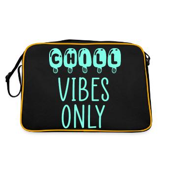 vibrations chill - Sac Retro - noir/or - Dos