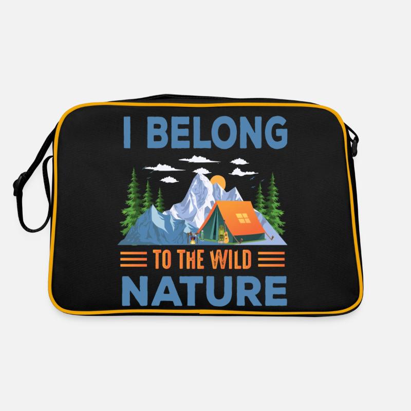 Camping Camping Tent Caravan glampin Retro Bag