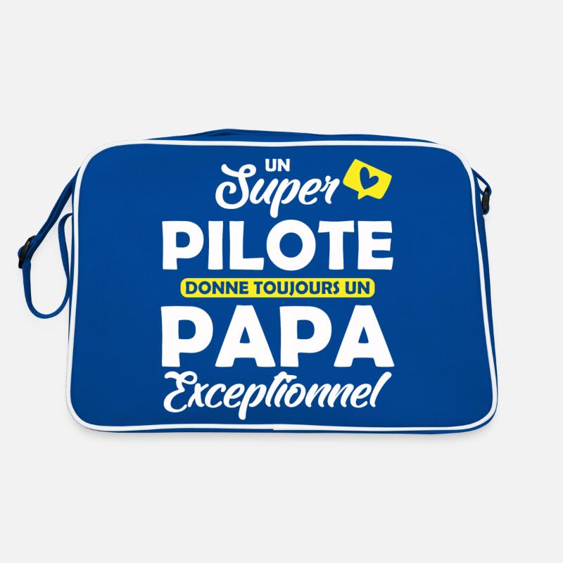 super pilote - papa exceptionnel Sac Retro