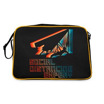 Expert en distanciation sociale Deltaplane - Sac Retro - noir/or - Dos