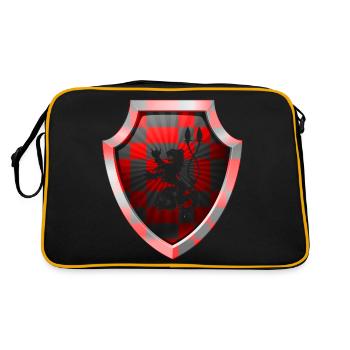 Logo du bouclier Emblème esports Sword Crest symbol lion - Sac Retro - noir/or - Dos