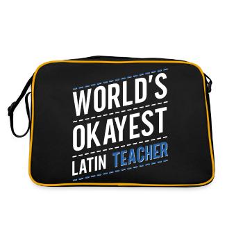 Professeur de latin Professeur de latin Professeur de latin - Sac Retro - noir/or - Dos