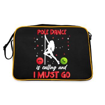 Pole Dance Danse Pole Dance Danseur - Sac Retro - noir/or - Dos