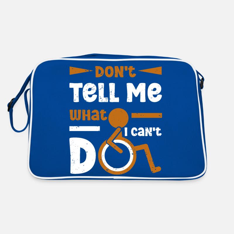 Utilisateur de fauteuil roulant Amputation d’une jambe Sac Retro