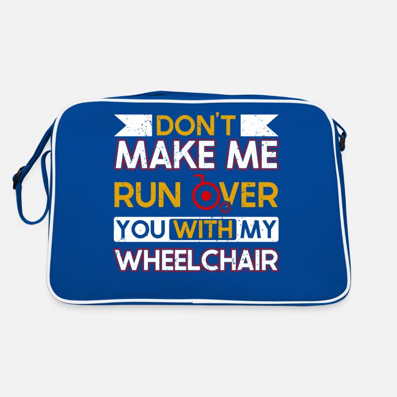 Amputation de jambe de fauteuil roulant amputation Sac Retro