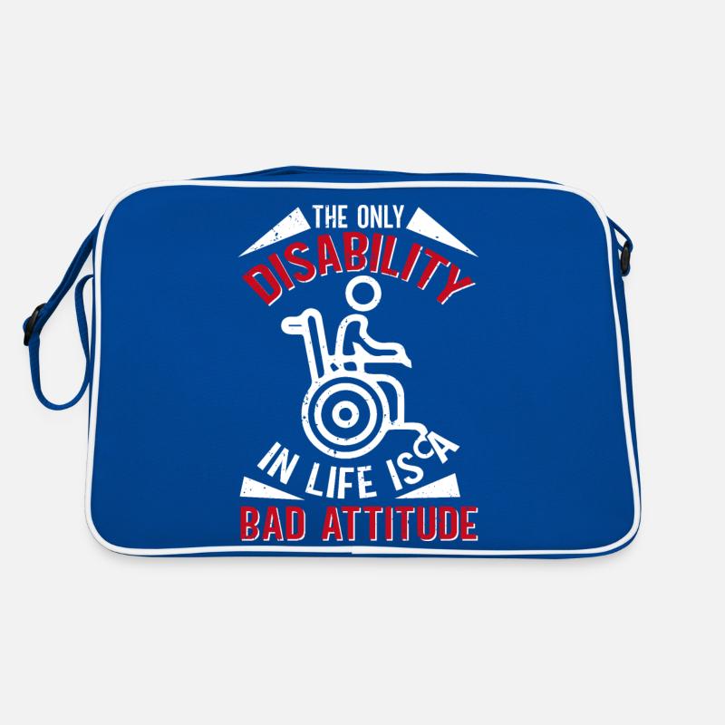 Rollstuhl Beinamputation Bewusstsein Amputation Retro Tasche