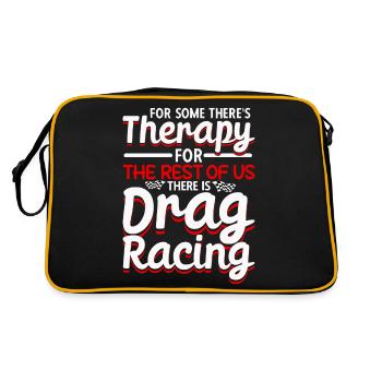 Course de dragsters Course de voitures de course de dragster - Sac Retro - noir/or - Dos