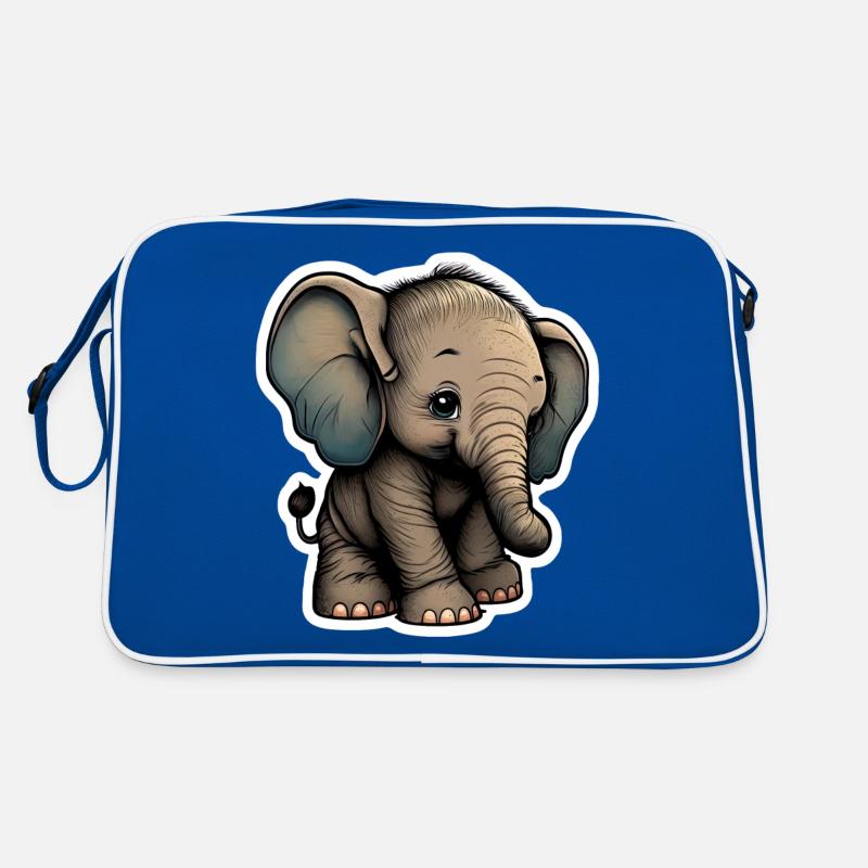 Mignon bébé éléphant Sac Retro