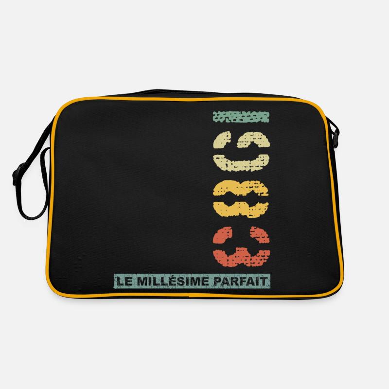 40ème Anniversaire 40 Ans Rétro 1983 Le Millésime - Sac Retro - noir/or