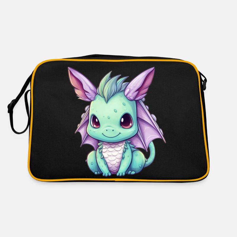 Dragon Kawaii Dessin Sac Retro