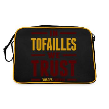 In tofailles we trust - Sac Retro - noir/or - Dos