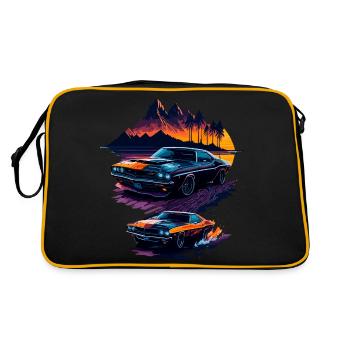 Classic sports car - Retro Bag - black/gold - Back