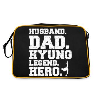 Tang Soo Do - Retro Tasche - Schwarz/Gold - Hinten