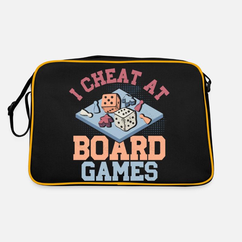 I Cheat At Board Games Nerd Gamer Tabletop Player Retro Bag