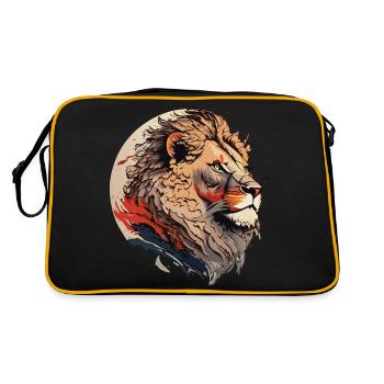 Lion flamboyant - Sac Retro - noir/or - Dos