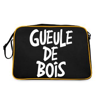 Gueule de bois - Sac Retro - noir/or - Dos