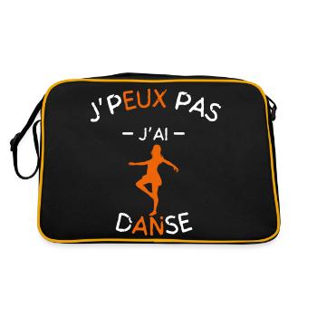 J peux pas j ai Danse - Sac Retro - noir/or - Dos