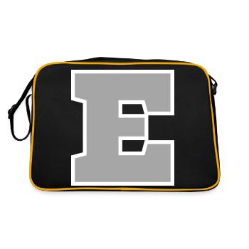 Lettre e sport - Sac Retro - noir/or - Dos
