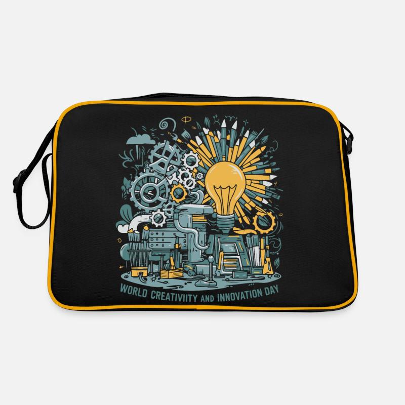 World Creativity and Innovation Day - Retro Bag - black/gold