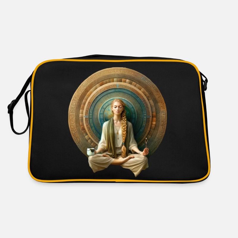 Zen-Harmonie-Mandala Retro Tasche