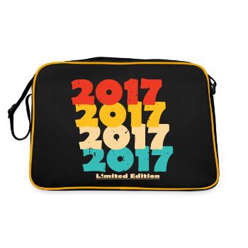2017 : Edition Limitée - 7e anniversaire - Sac Retro - noir/or - Dos