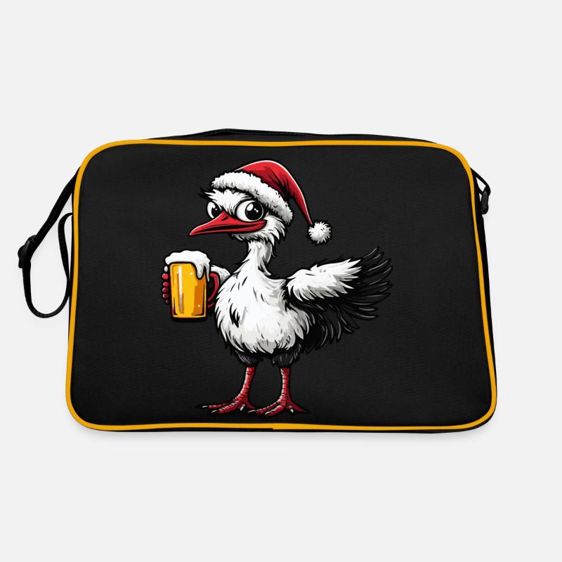 Bouquet Christmas Beer Retro Bag