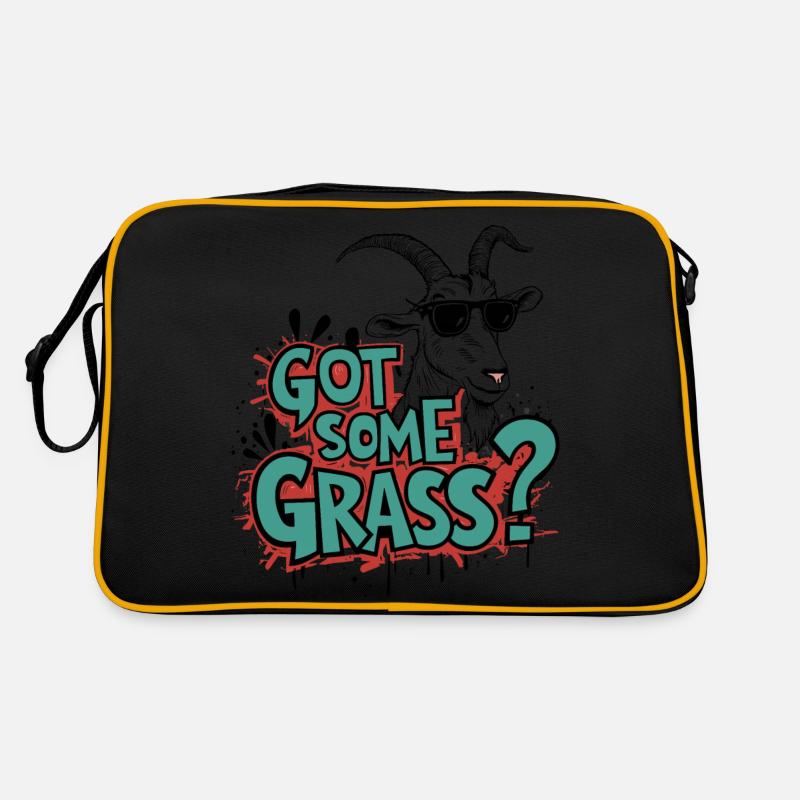 Goat Humor – Avez-vous de l’herbe ? Sac Retro