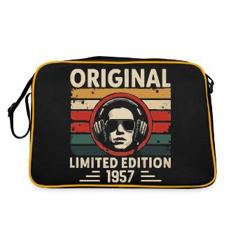 Original 1957 Retro Anniversary 1957 Vintage 1957 - Retro Bag - black/gold - Back