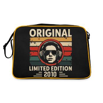 Original 2010 Rétro Anniversaire 2010 Vintage 2010 - Sac Retro - noir/or - Dos