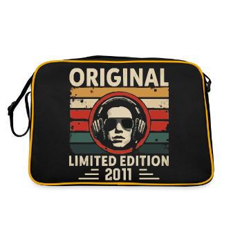 Original 2011 Rétro Anniversaire 2011 Vintage 2011 - Sac Retro - noir/or - Dos