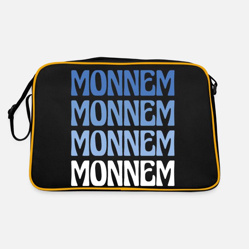 Monnem Mannheim Dialect Gift Sac Retro