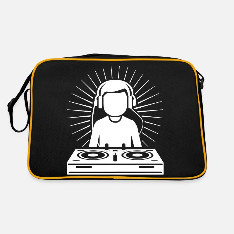 DJ Platines Soirée Sac Retro